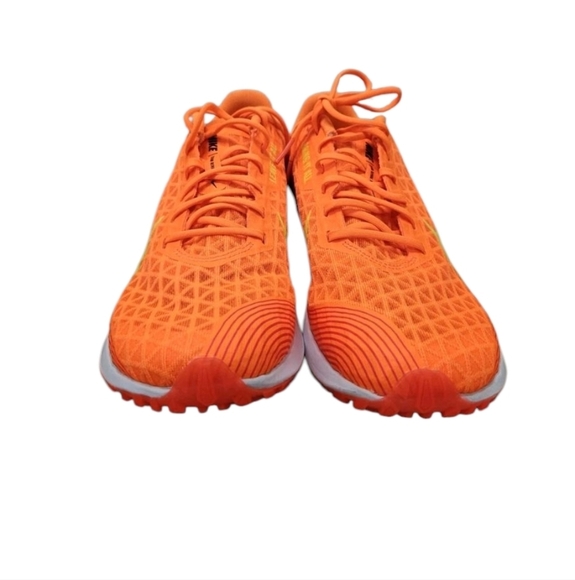 Nike Running Cleats Size 12 Vibrant Orange Athletic Sneakers - Picture 1 of 16